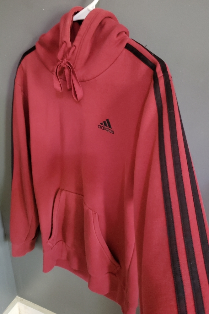 Red Adidas hoodie